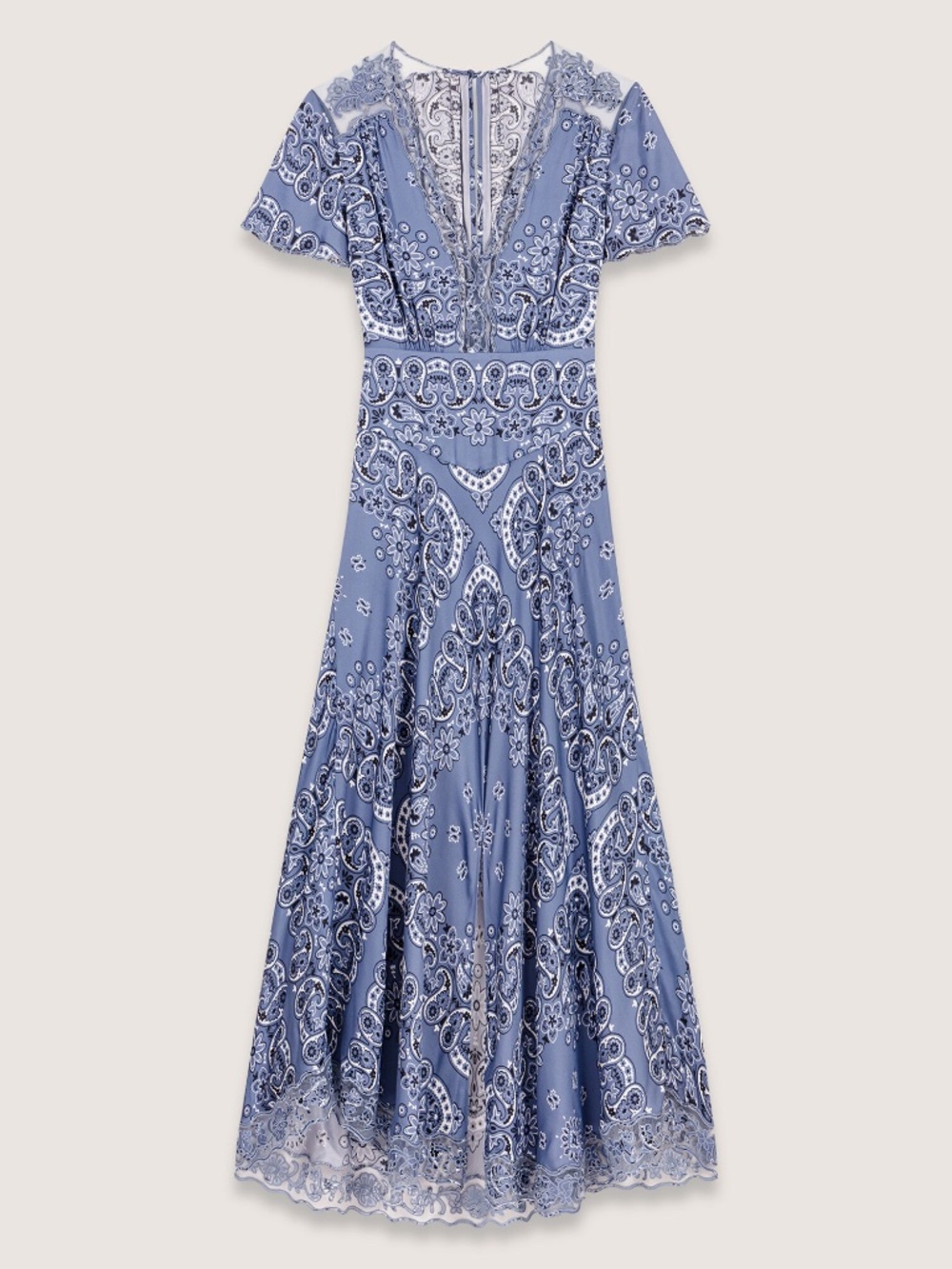 NWT Maje 'Riblueta' Flowing Maxi Dress - sz 34 (XS-S)